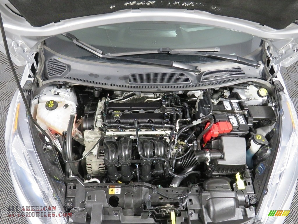 2017 Fiesta SE Hatchback - Ingot Silver / Charcoal Black photo #7
