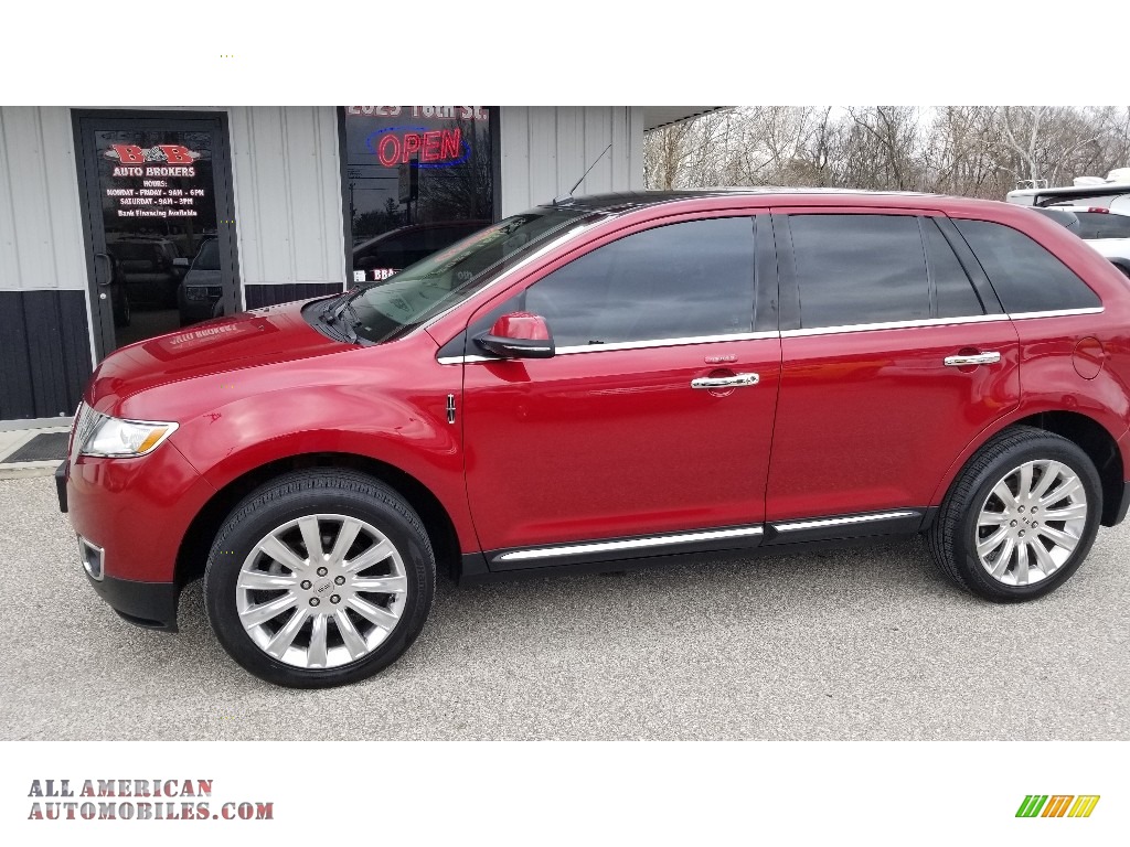 2013 MKX AWD - Ruby Red Tinted Tri-Coat / Limited Edition Bronze Metallic/Charcoal Black photo #2