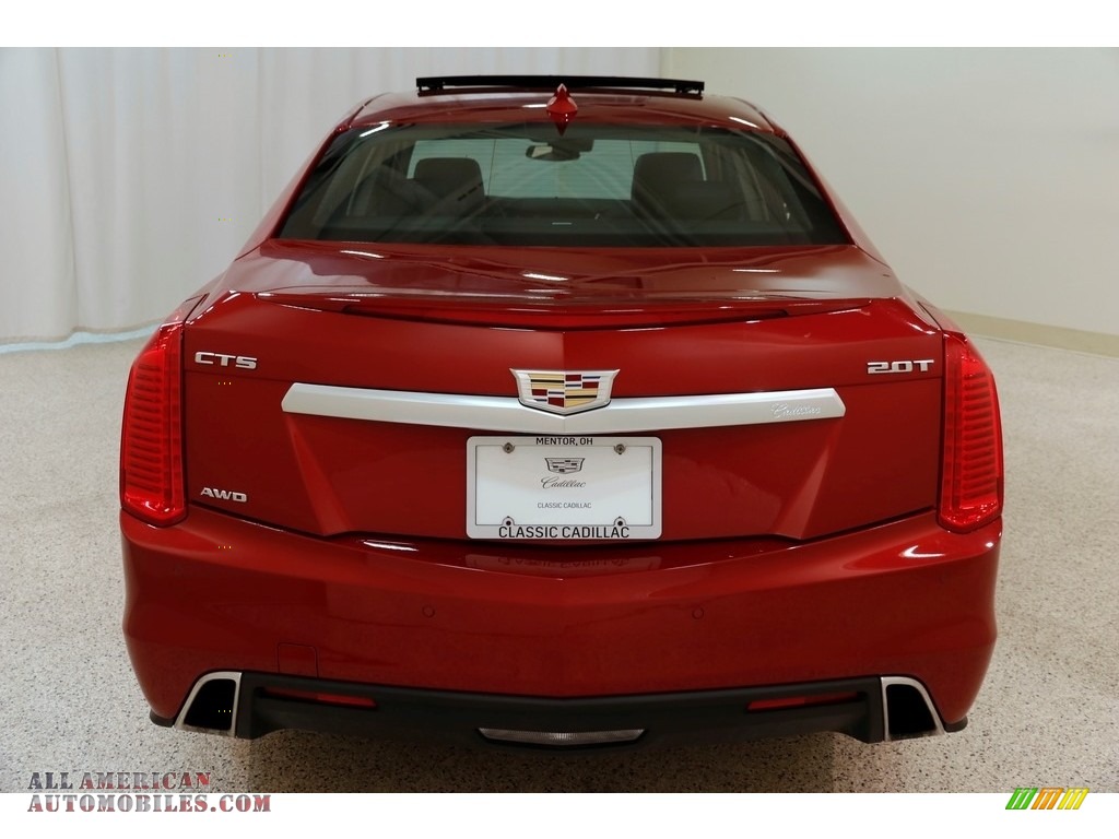 2019 CTS Luxury AWD - Red Obsession Tintcoat / Jet Black photo #21