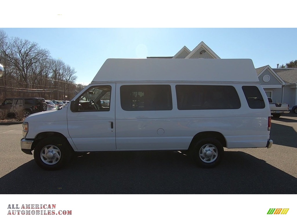 2014 E-Series Van E350 XL Extended 15 Passenger Van - Oxford White / Medium Flint photo #4