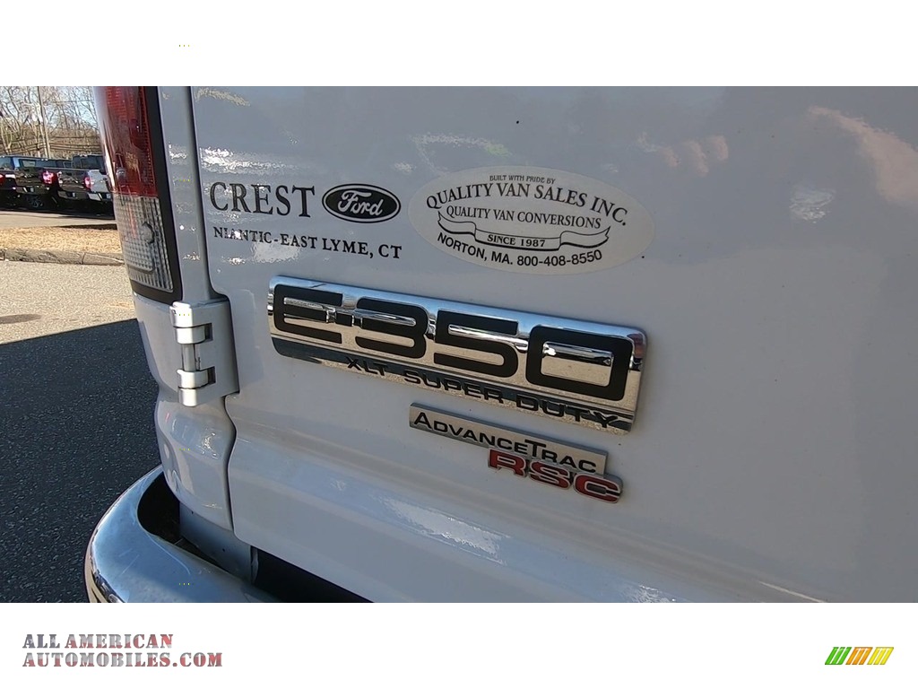 2014 E-Series Van E350 XL Extended 15 Passenger Van - Oxford White / Medium Flint photo #9