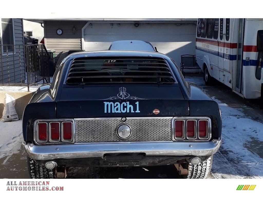 1970 Mustang Mach 1 - Black / Black photo #6