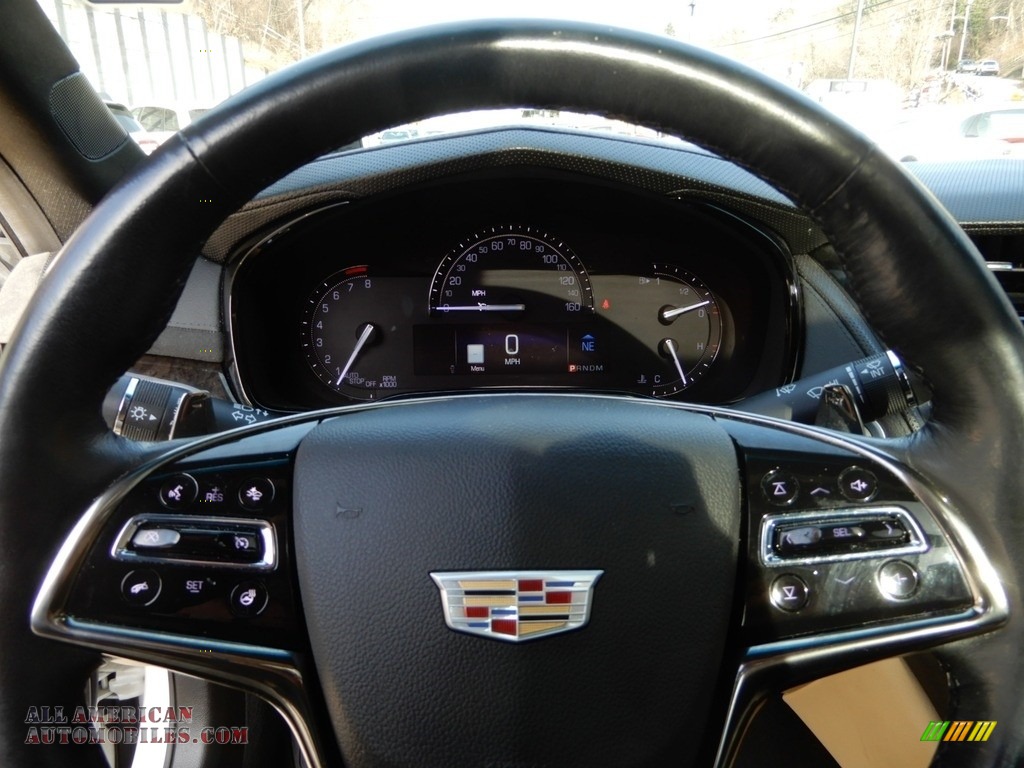 2017 CTS Luxury AWD - Crystal White Tricoat / Very Light Cashmere w/Jet Black Accents photo #15