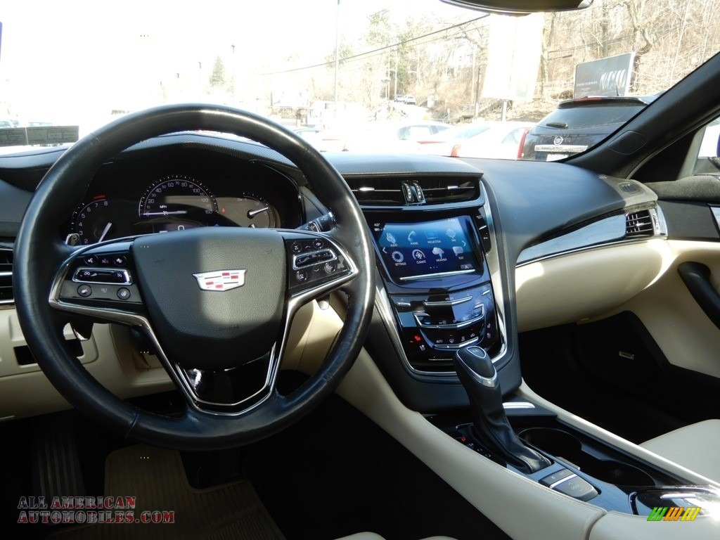 2017 CTS Luxury AWD - Crystal White Tricoat / Very Light Cashmere w/Jet Black Accents photo #16