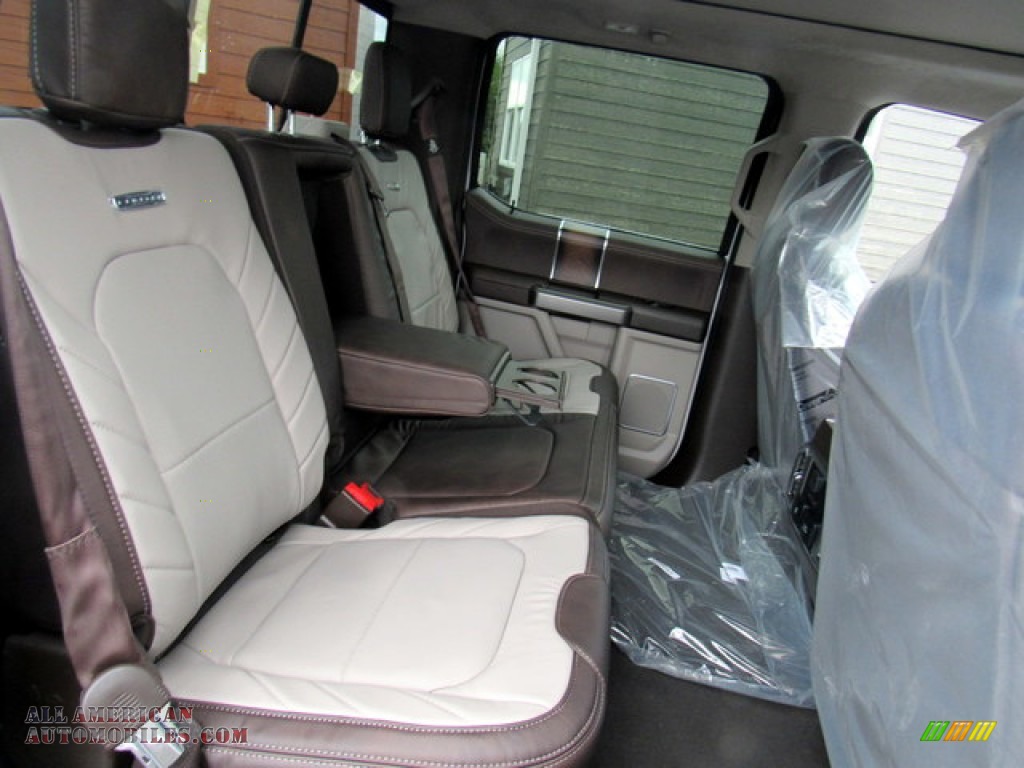 2019 F450 Super Duty Limited Crew Cab 4x4 - White Platinum Metallic Tri-Coat / Camelback photo #13