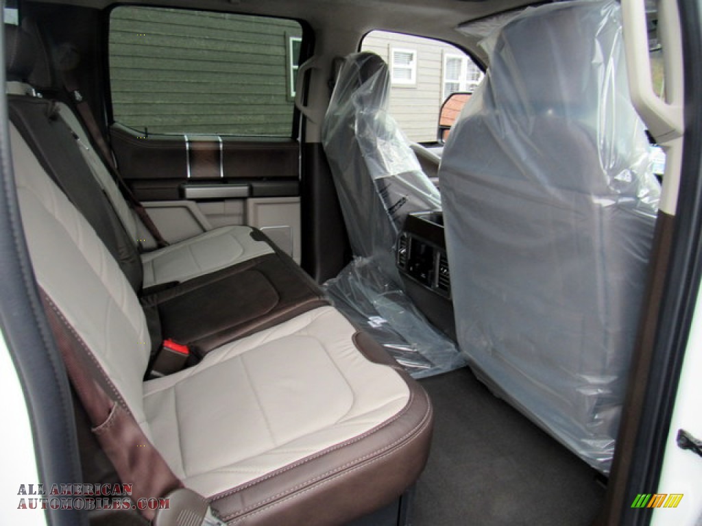 2019 F450 Super Duty Limited Crew Cab 4x4 - White Platinum Metallic Tri-Coat / Camelback photo #32