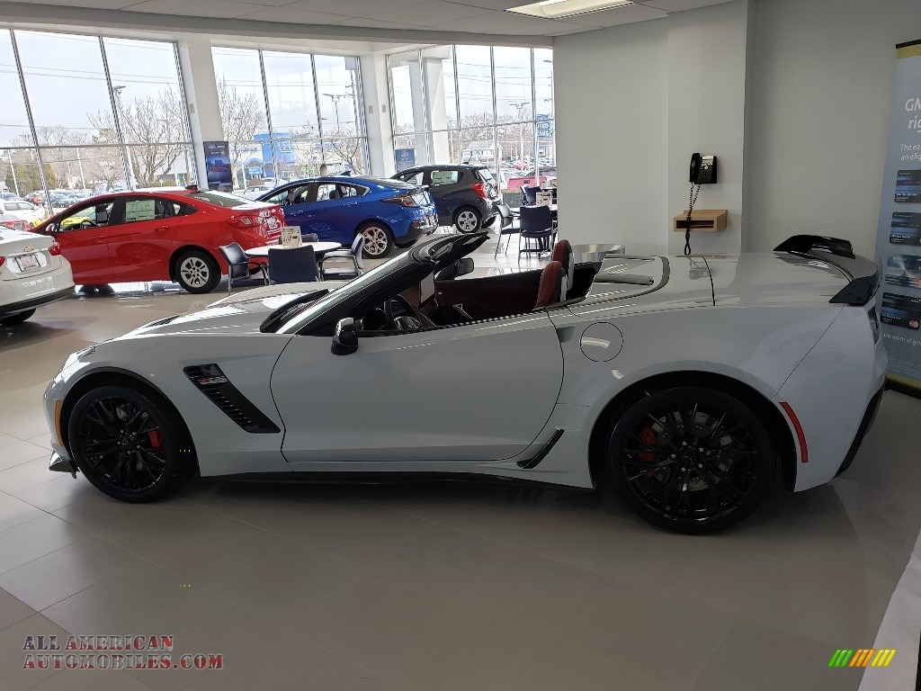2019 Corvette Z06 Convertible - Arctic White / Adrenaline Red photo #4