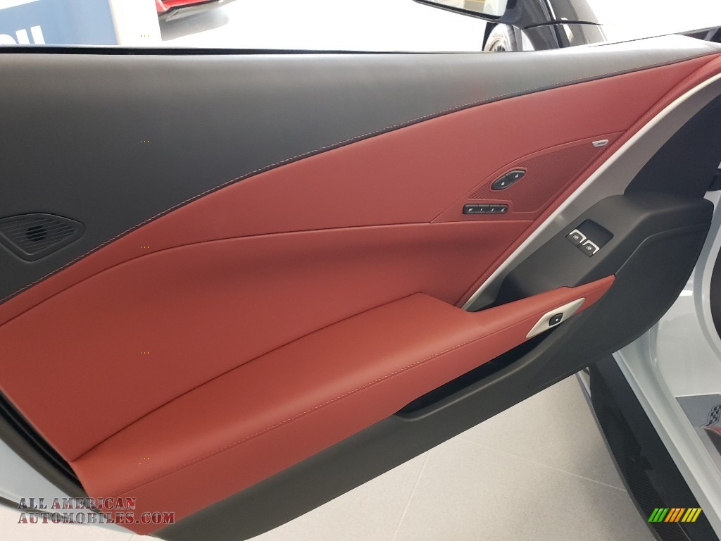 2019 Corvette Z06 Convertible - Arctic White / Adrenaline Red photo #6