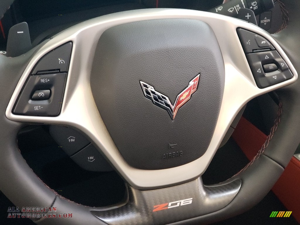 2019 Corvette Z06 Convertible - Arctic White / Adrenaline Red photo #10