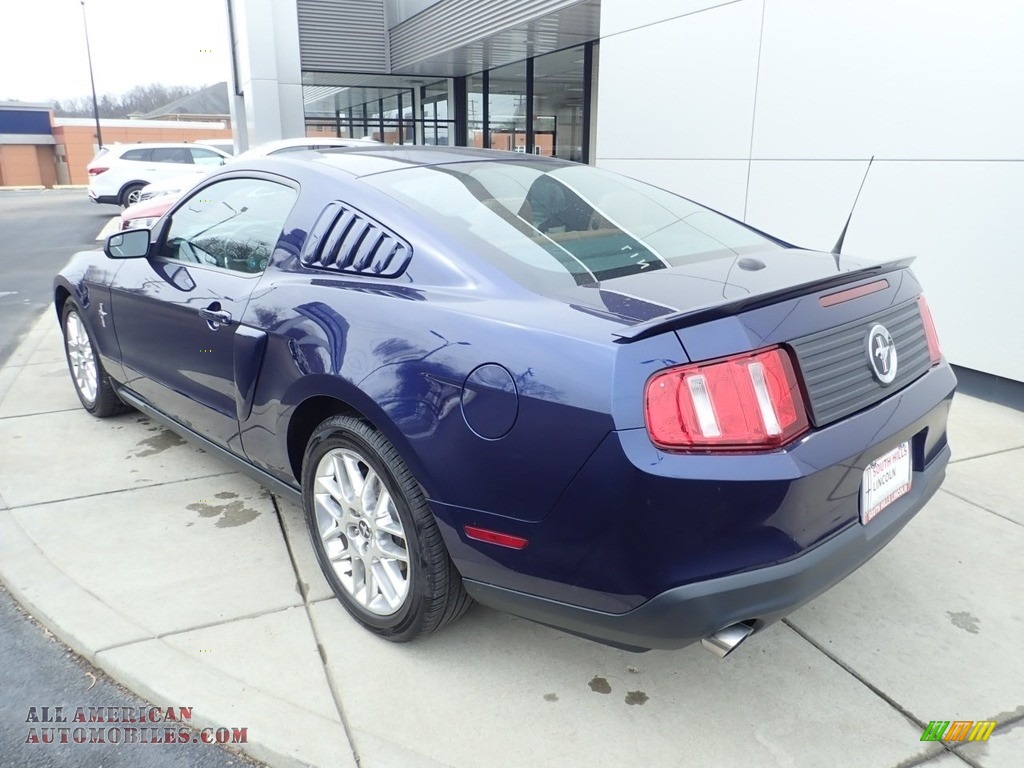 2012 Mustang V6 Premium Coupe - Kona Blue Metallic / Saddle photo #3