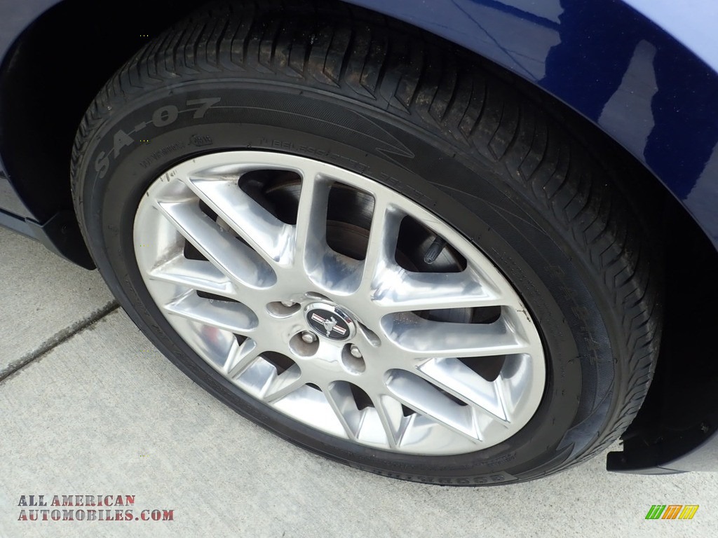 2012 Mustang V6 Premium Coupe - Kona Blue Metallic / Saddle photo #9