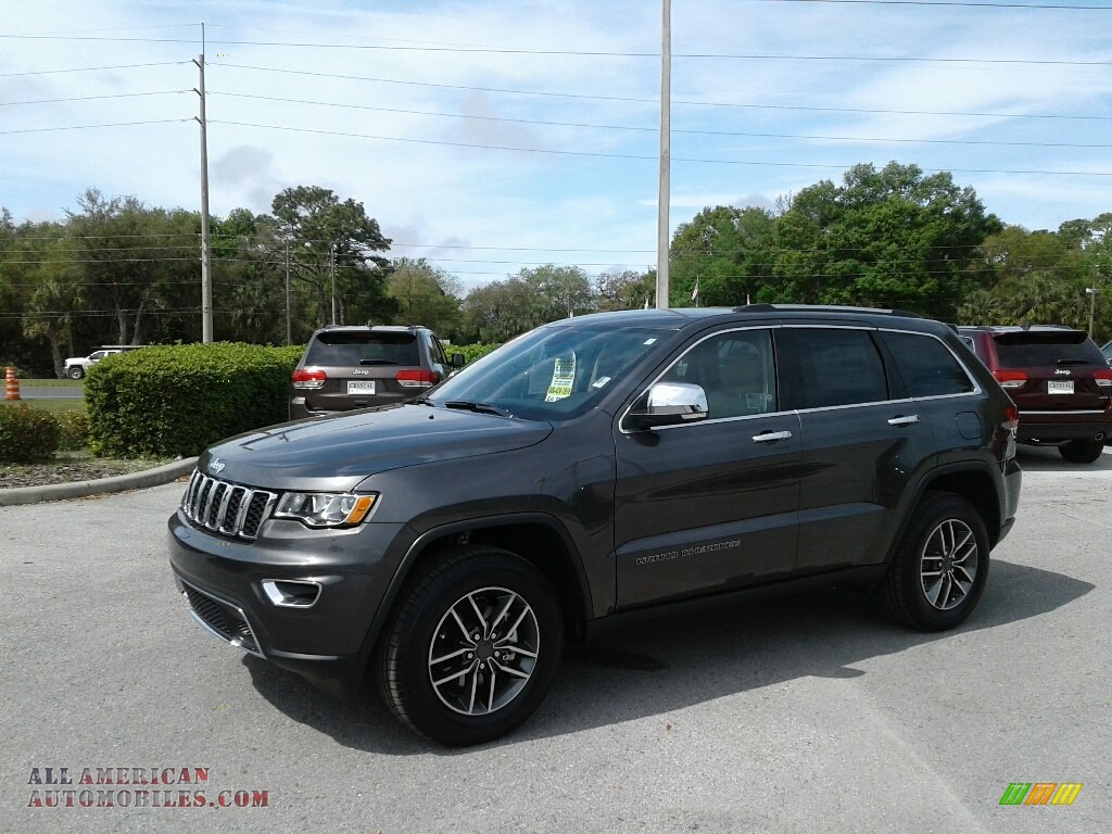 2019 Grand Cherokee Limited - Granite Crystal Metallic / Light Frost Beige/Black photo #1