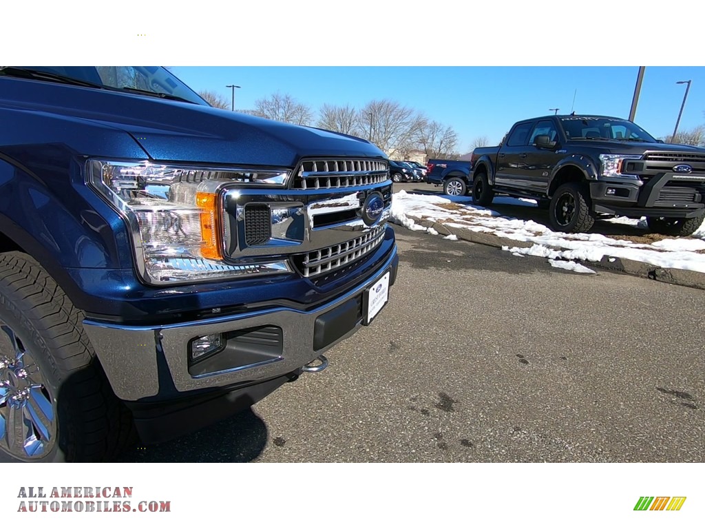 2019 F150 XLT SuperCab 4x4 - Blue Jeans / Earth Gray photo #27