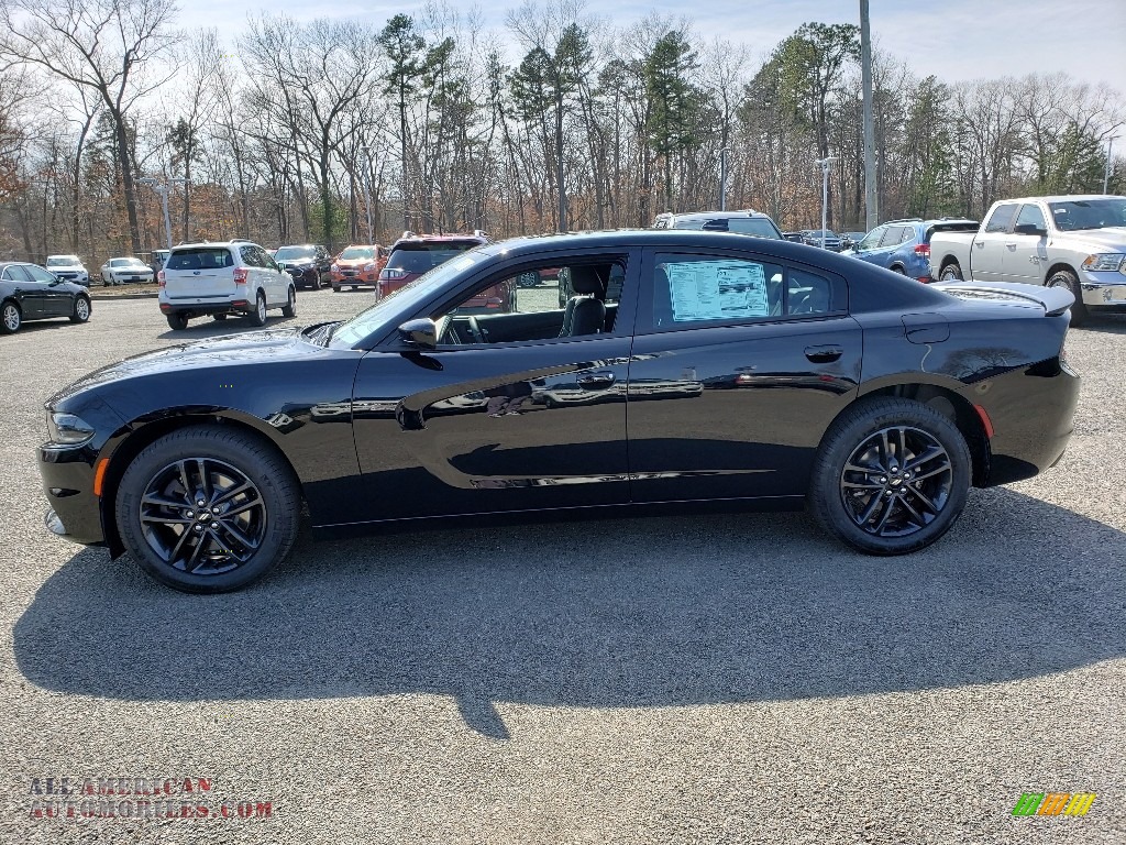 2019 Charger SXT AWD - Pitch Black / Black photo #3