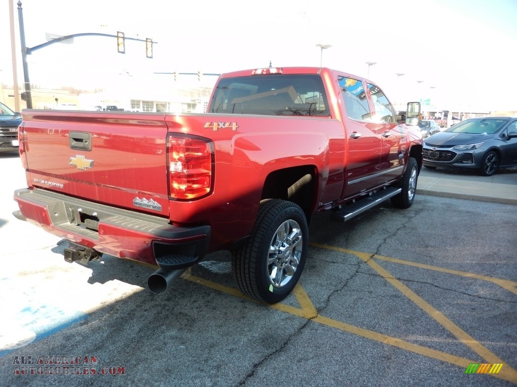 2019 Silverado 2500HD High Country Crew Cab 4WD - Cajun Red Tintcoat / High Country Saddle photo #4