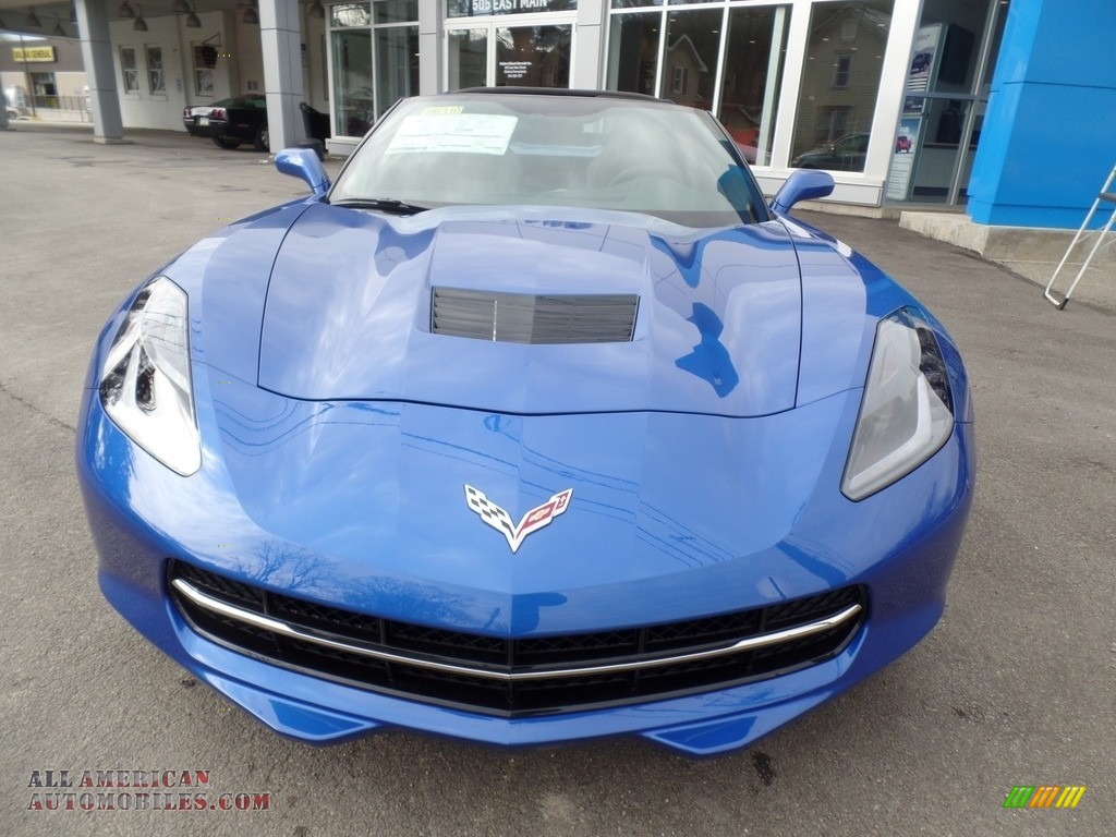 2019 Corvette Stingray Coupe - Elkhart Lake Blue Metallic / Black photo #4