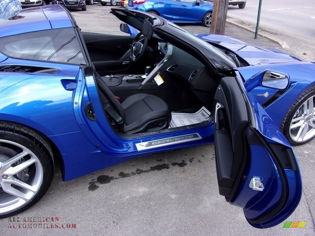 2019 Corvette Stingray Coupe - Elkhart Lake Blue Metallic / Black photo #45