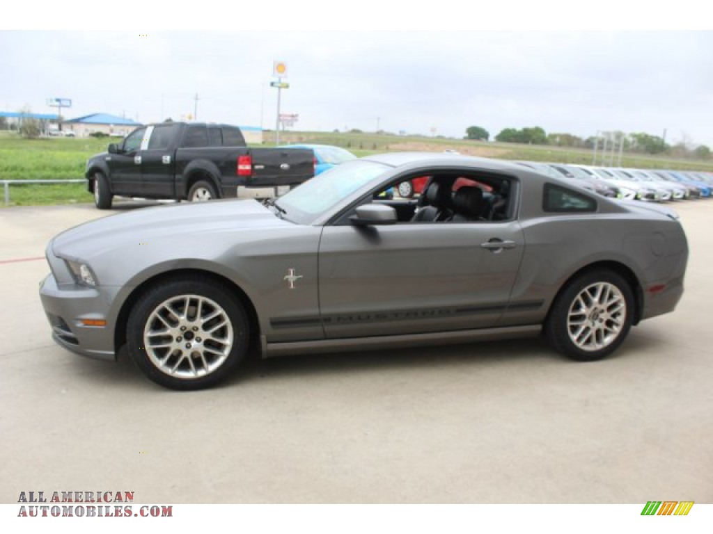 2014 Mustang V6 Premium Coupe - Sterling Gray / Charcoal Black photo #4