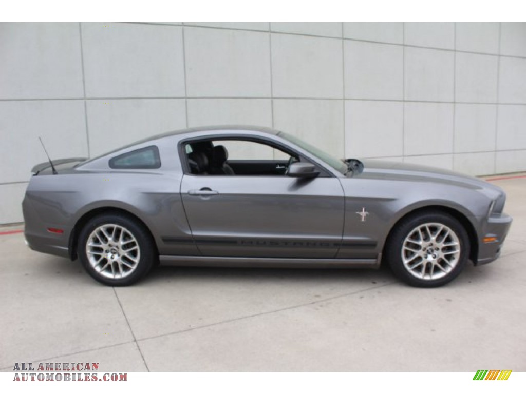 2014 Mustang V6 Premium Coupe - Sterling Gray / Charcoal Black photo #9