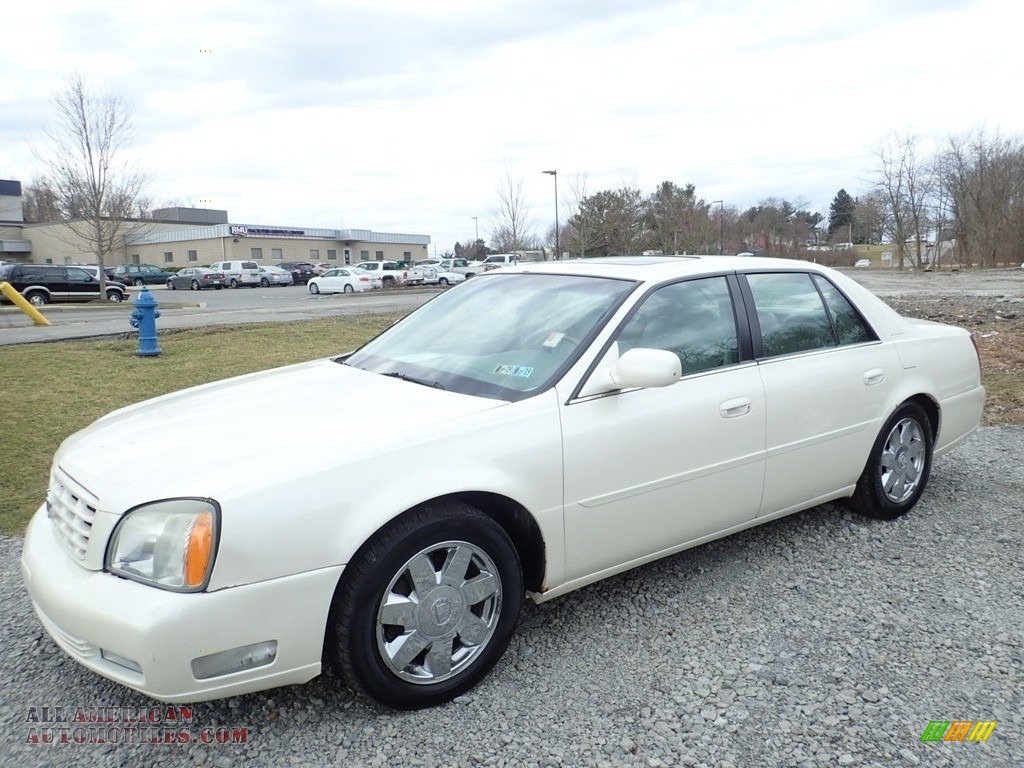 2003 DeVille DTS - White Diamond / Neutral Shale Beige photo #1