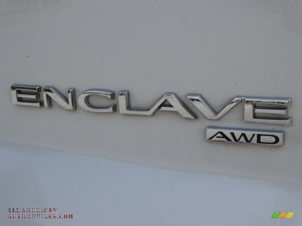 2017 Enclave Premium AWD - White Frost Tricoat / Light Titanium photo #8