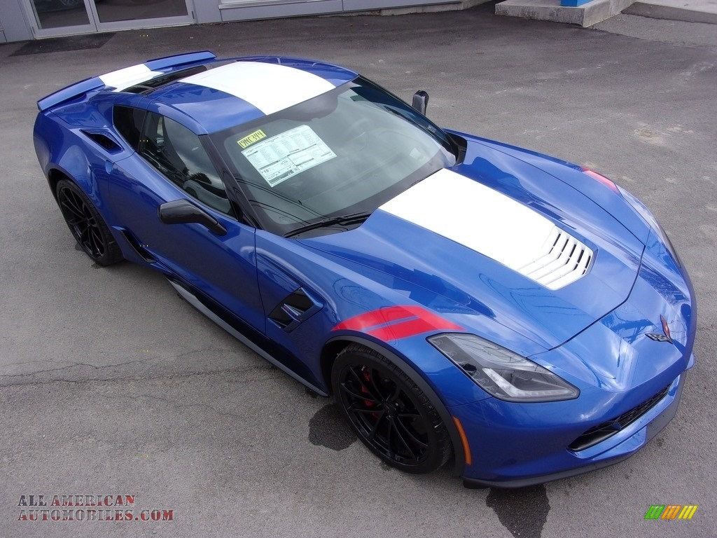 Elkhart Lake Blue Metallic / Black Chevrolet Corvette Grand Sport Coupe