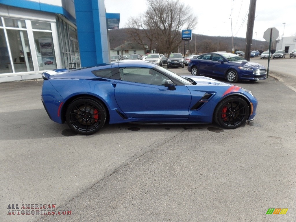 2019 Corvette Grand Sport Coupe - Elkhart Lake Blue Metallic / Black photo #13