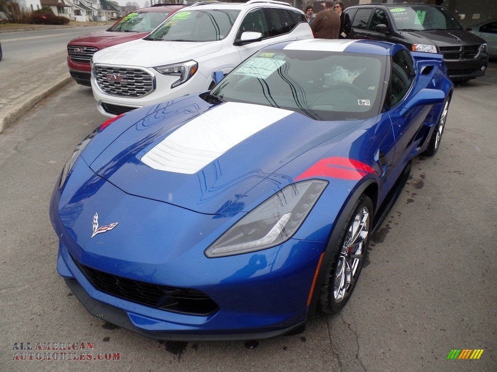 Elkhart Lake Blue Metallic / Black Chevrolet Corvette Grand Sport Coupe