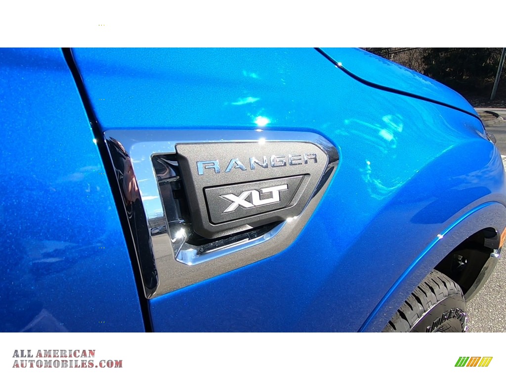 2019 Ranger XLT SuperCrew 4x4 - Lightning Blue Metallic / Ebony photo #25