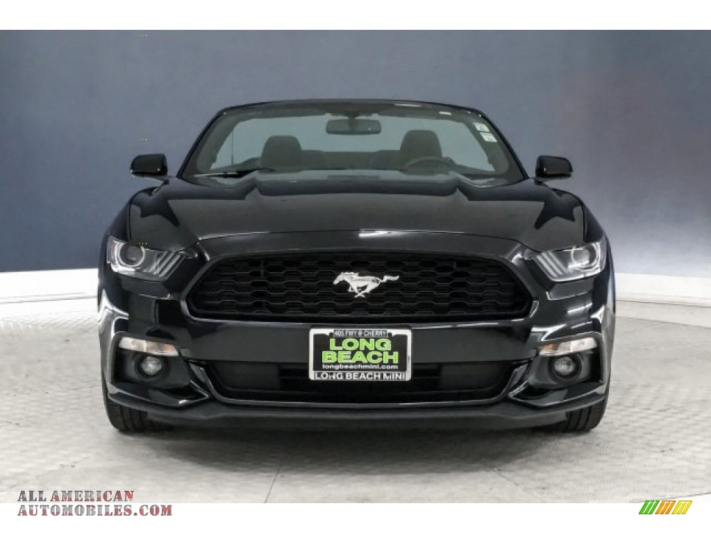 2017 Mustang V6 Convertible - Shadow Black / Ebony photo #2