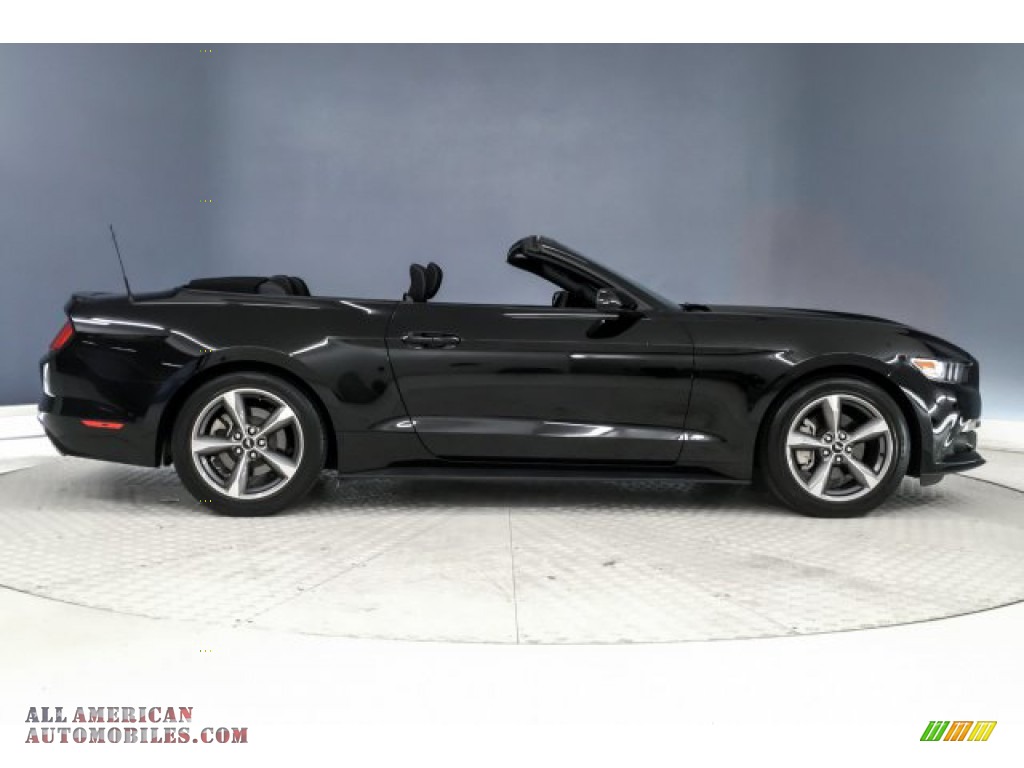 2017 Mustang V6 Convertible - Shadow Black / Ebony photo #18