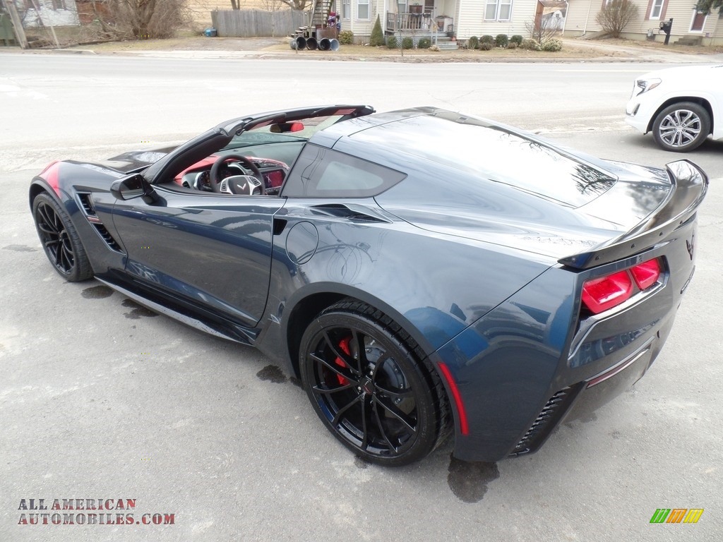 2019 Corvette Grand Sport Coupe - Shadow Gray Metallic / Adrenaline Red photo #6