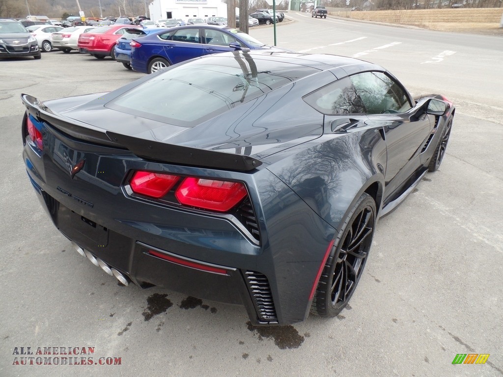 2019 Corvette Grand Sport Coupe - Shadow Gray Metallic / Adrenaline Red photo #12