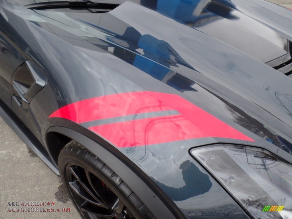 2019 Corvette Grand Sport Coupe - Shadow Gray Metallic / Adrenaline Red photo #19