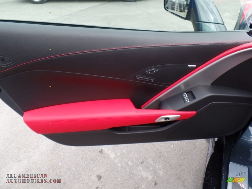 2019 Corvette Grand Sport Coupe - Shadow Gray Metallic / Adrenaline Red photo #24