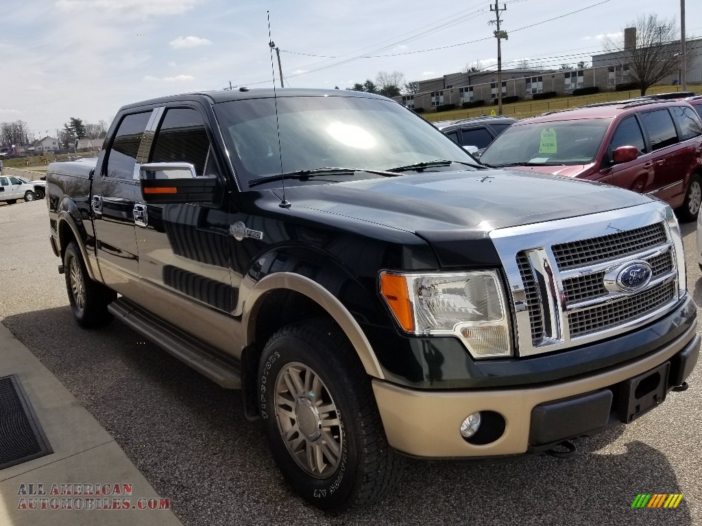 2012 F150 King Ranch SuperCrew 4x4 - Green Gem Metallic / King Ranch Chaparral Leather photo #6
