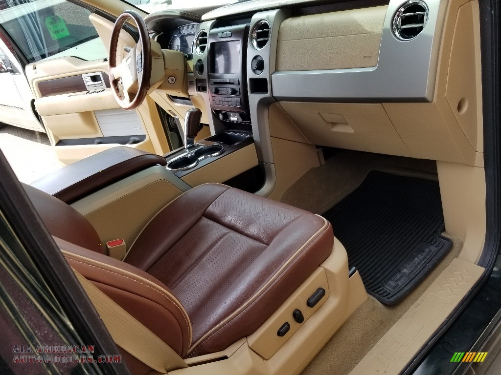 2012 F150 King Ranch SuperCrew 4x4 - Green Gem Metallic / King Ranch Chaparral Leather photo #21