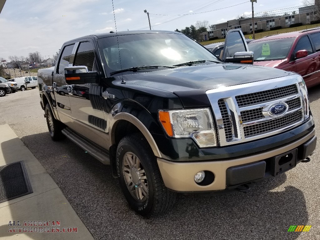 2012 F150 King Ranch SuperCrew 4x4 - Green Gem Metallic / King Ranch Chaparral Leather photo #24