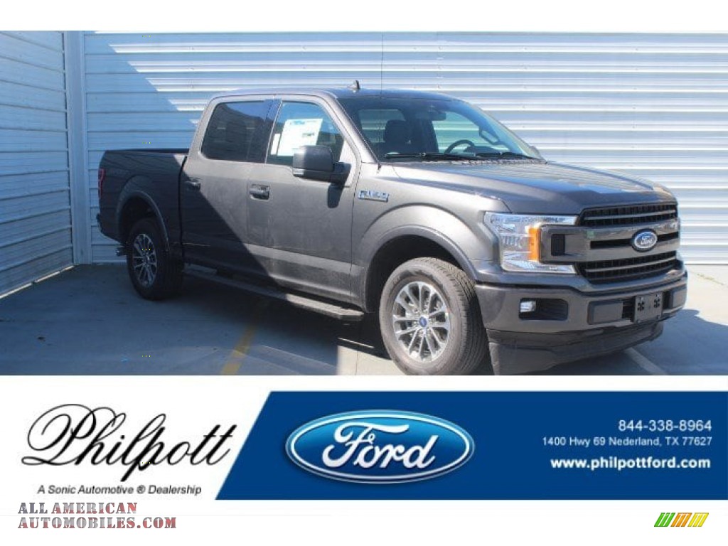 2019 F150 XLT SuperCrew - Magnetic / Black photo #1