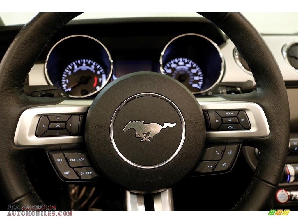 2016 Mustang EcoBoost Premium Convertible - Ingot Silver Metallic / Ebony photo #9