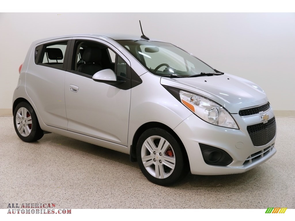 Silver Ice / Silver/Silver Chevrolet Spark LS