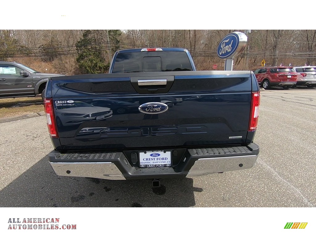 2019 F150 XLT SuperCab 4x4 - Blue Jeans / Earth Gray photo #6