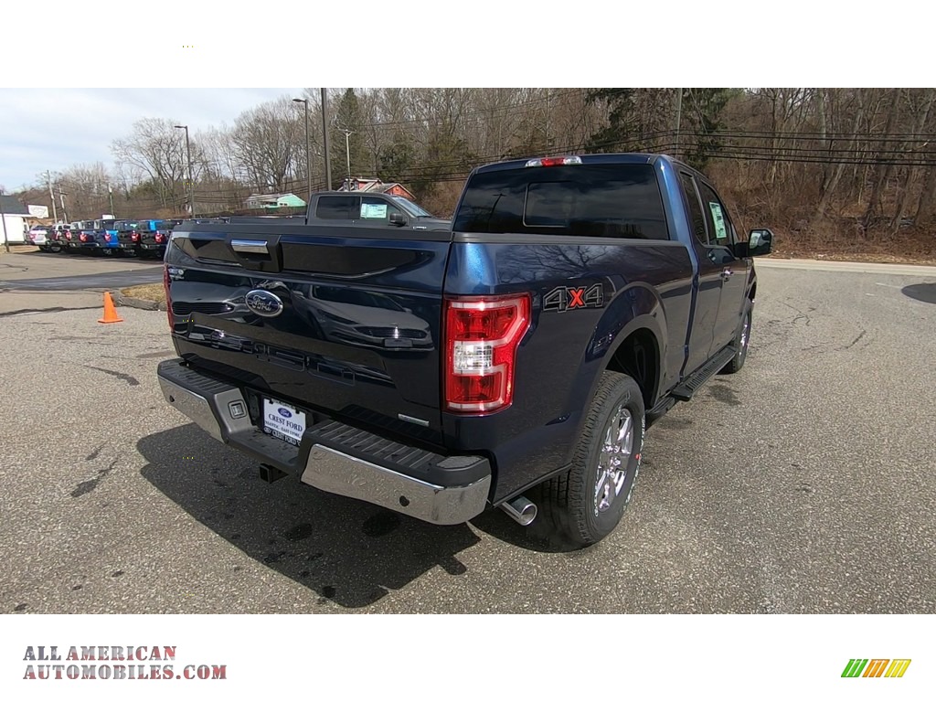 2019 F150 XLT SuperCab 4x4 - Blue Jeans / Earth Gray photo #7