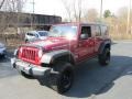 Jeep Wrangler Unlimited Rubicon 4x4 Deep Cherry Red Crystal Pearl photo #2