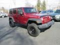 Jeep Wrangler Unlimited Rubicon 4x4 Deep Cherry Red Crystal Pearl photo #4