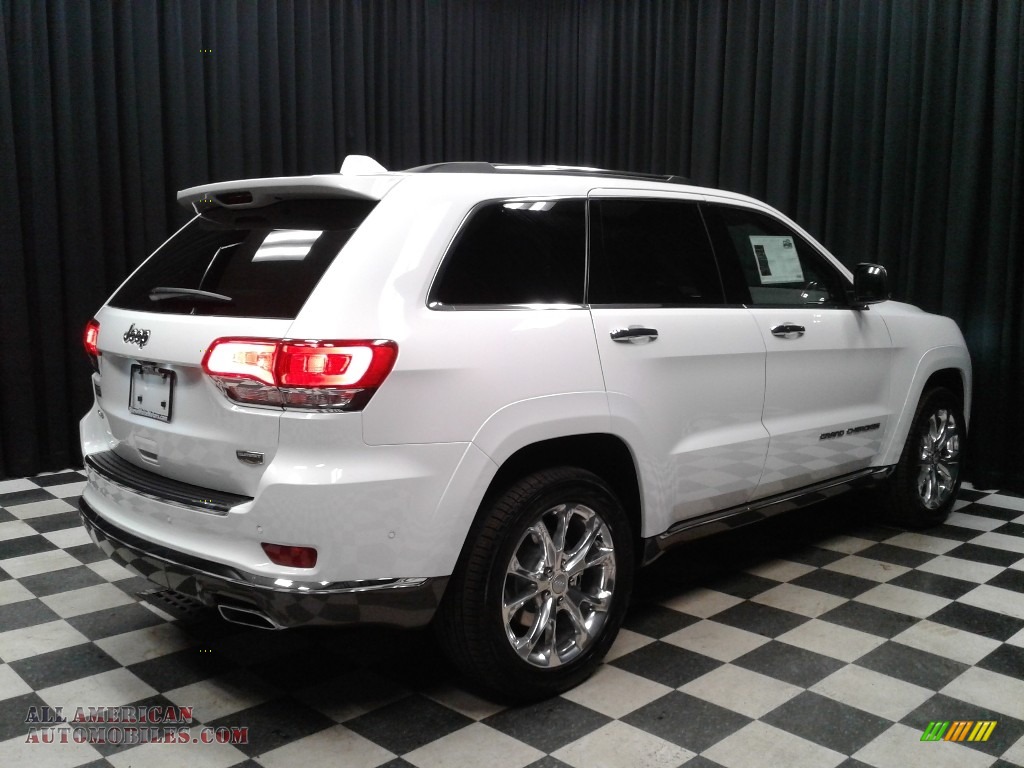 2019 Grand Cherokee Summit 4x4 - Bright White / Brown photo #6