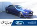 Ford Mustang EcoBoost Premium Convertible Deep Impact Blue Metallic photo #1