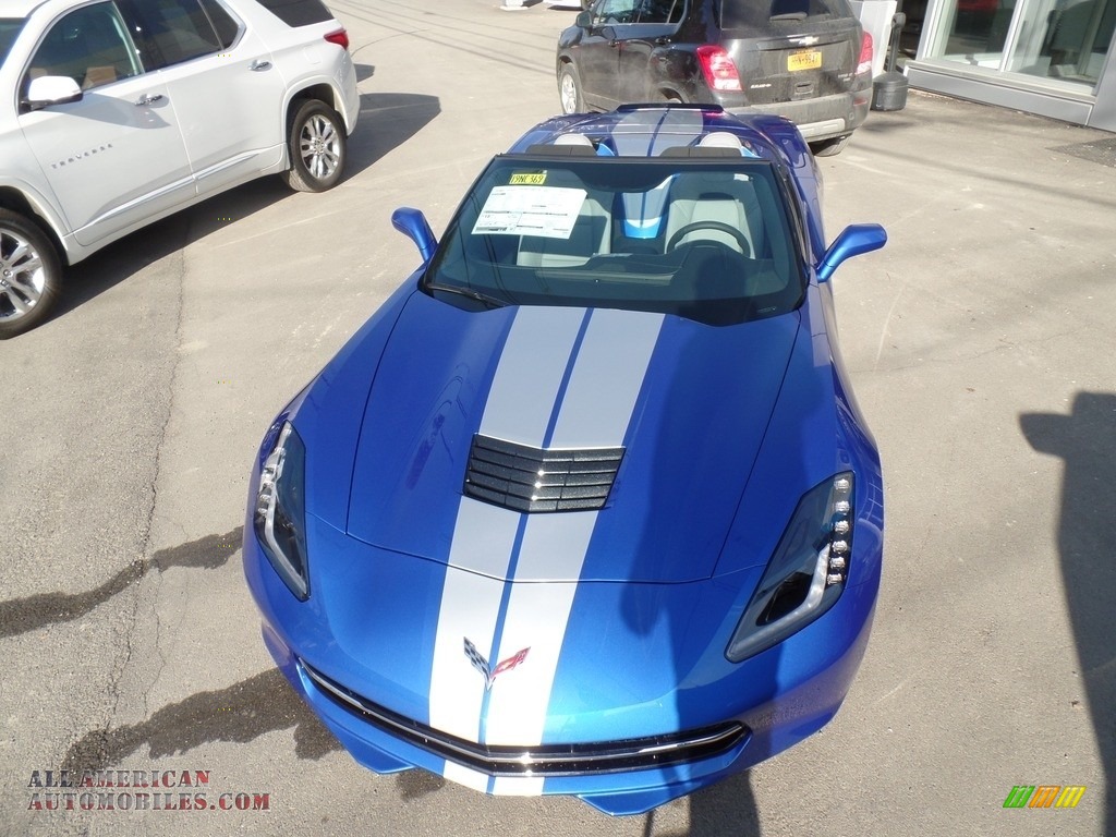 2019 Corvette Stingray Convertible - Elkhart Lake Blue Metallic / Gray photo #4