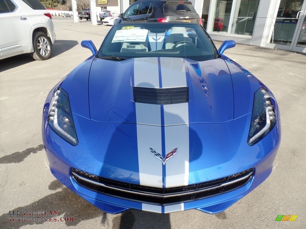 2019 Corvette Stingray Convertible - Elkhart Lake Blue Metallic / Gray photo #17