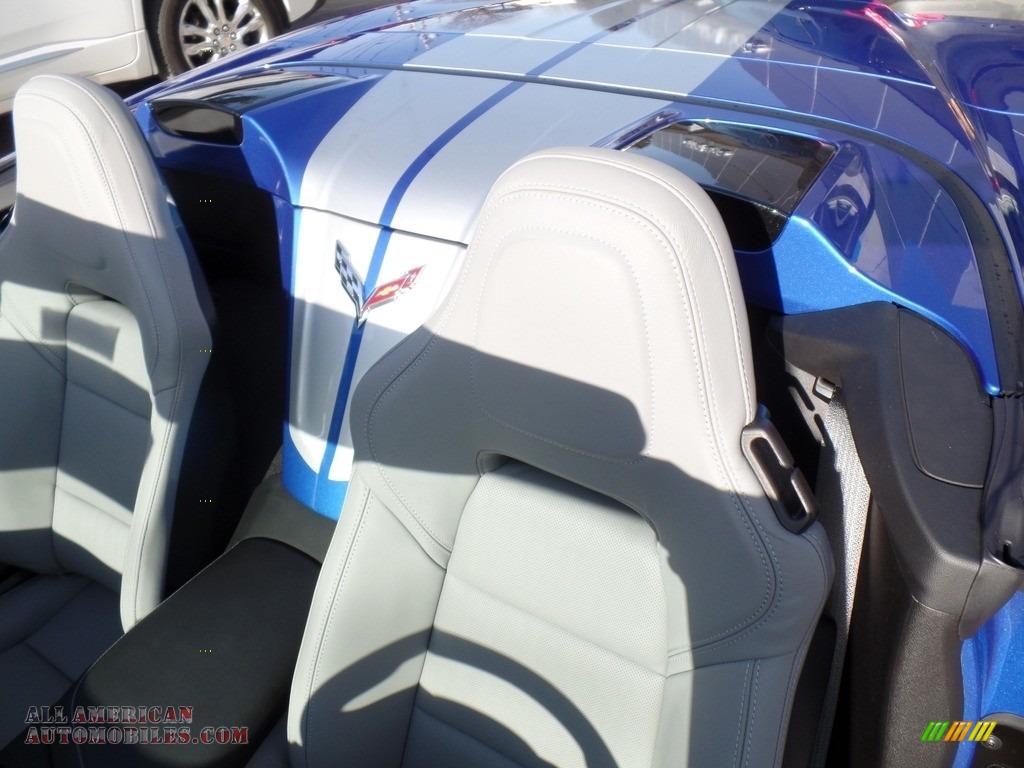 2019 Corvette Stingray Convertible - Elkhart Lake Blue Metallic / Gray photo #21